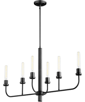 Sheridan 6-light Chandelier Matte Black