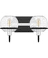 Phoenix Medium 2-light Bath Light Matte Black