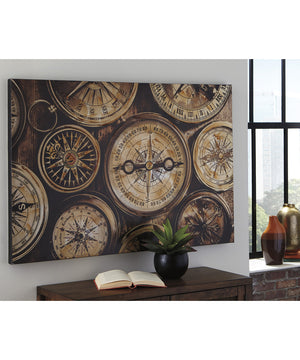 32"H Jeaselle Wall Art Brown/Black
