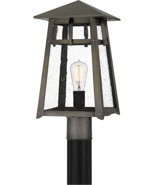 Merle Large 1-light Outdoor Post Light  Coastal Armour Aluminum Burnished Bronze