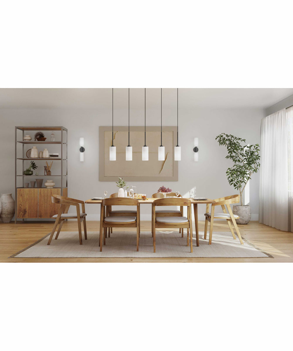 Cofield 1-Light Transitional Pendant Matte Black