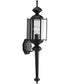 BrassGUARD 1-Light Wall Lantern Matte Black