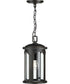 Gables 1-Light Clear Glass Transitional Style Outdoor Hanging Pendant Lantern with DURASHIELD Antique Bronze