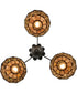28"W Ilona 3 Light Chandelier
