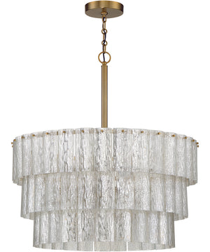 Museo 9-Light Pendant Satin Brass