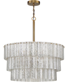 Museo 9-Light Pendant Satin Brass