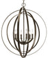 Equinox 6-Light Foyer Pendant Antique Bronze