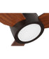Braden 56" 3-Blade Indoor Hugger Ceiling Fan Architectural Bronze