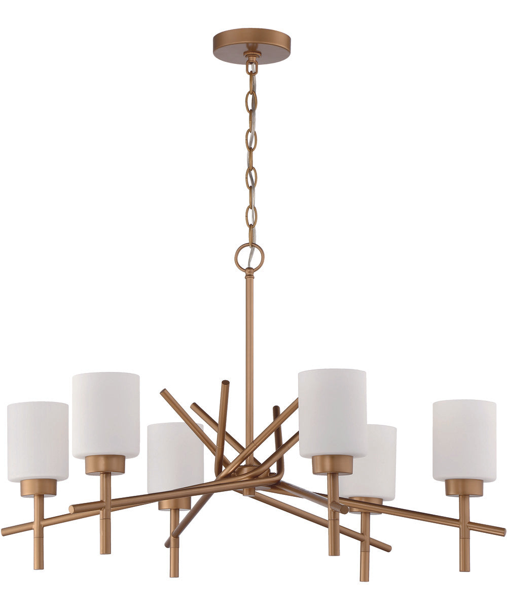 Cadence 6-Light Chandelier Soft Gold
