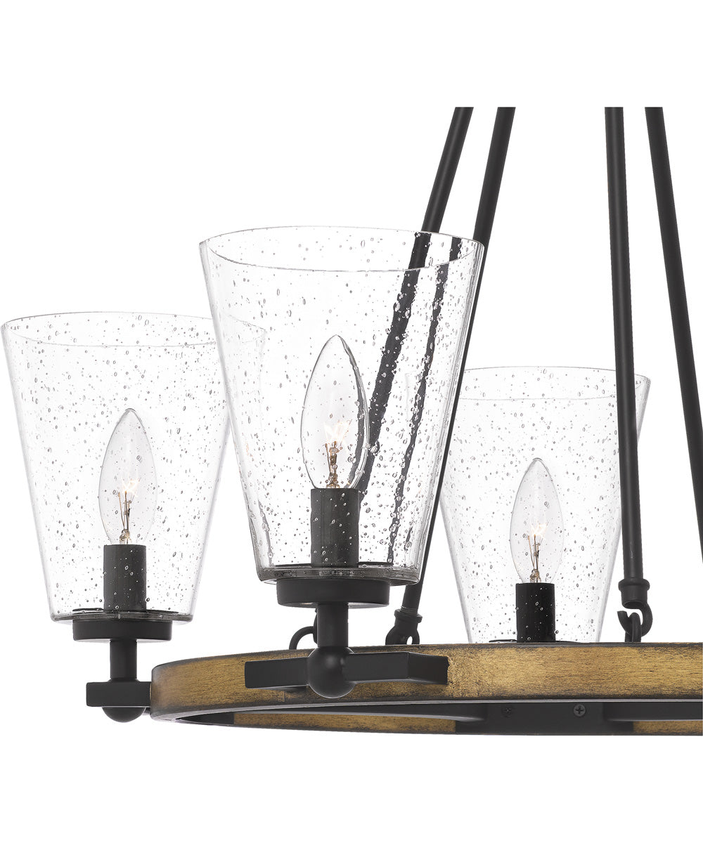 Hearst 5-light Chandelier Matte Black