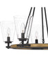 Hearst 5-light Chandelier Matte Black