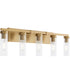Kilbey 5-light Bath Vanity Light Aged Brass