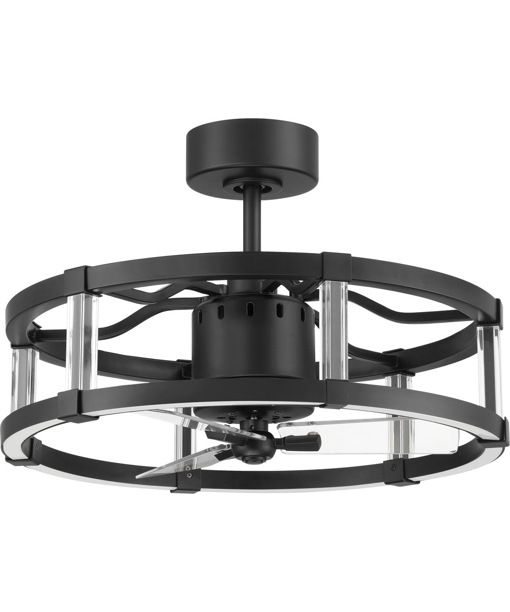 Alexis 1-Light Ceiling Fan (Blades Included) Flat Black