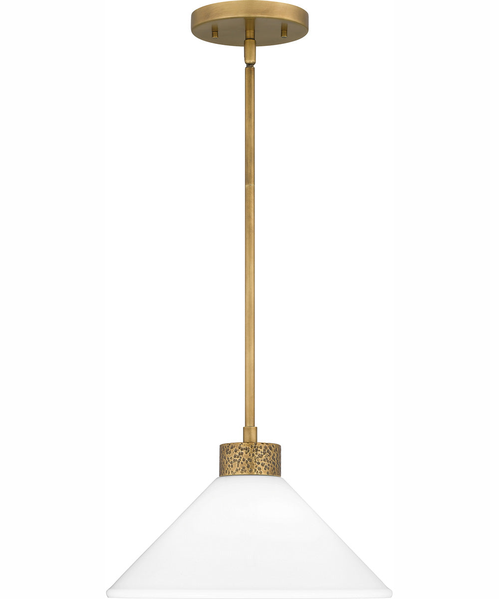 Quoizel Pendant 1-light Pendant Weathered Brass