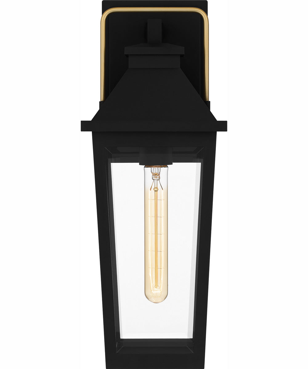 Buckley Medium 1-light Outdoor Wall Light Coastal Armour Aluminum Matte Black