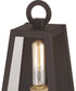Poplar Point Small 1-light Outdoor Wall Light  Coastal Armour Aluminum Old Bronze