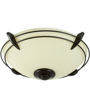 Elegance Bowl Light Kit 2-Light LED Fan Light Kit Oiled Bronze