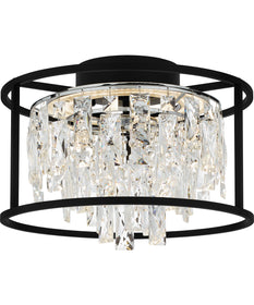 Brillance Medium Flush Mount Matte Black