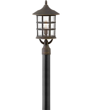 Freeport Coastal Elements 1-Light Large Outdoor Post Top or Pier Mount Lantern in Oil Rubbed Bronze