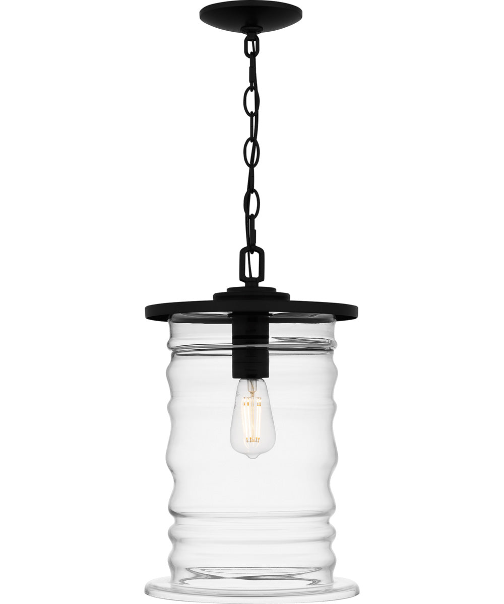 Noland Large 1-light Outdoor Pendant Light  Coastal Armour Aluminum Matte Black