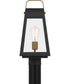 O'Leary Large 1-light Outdoor Post Light  Coastal Armour Steel Earth Black