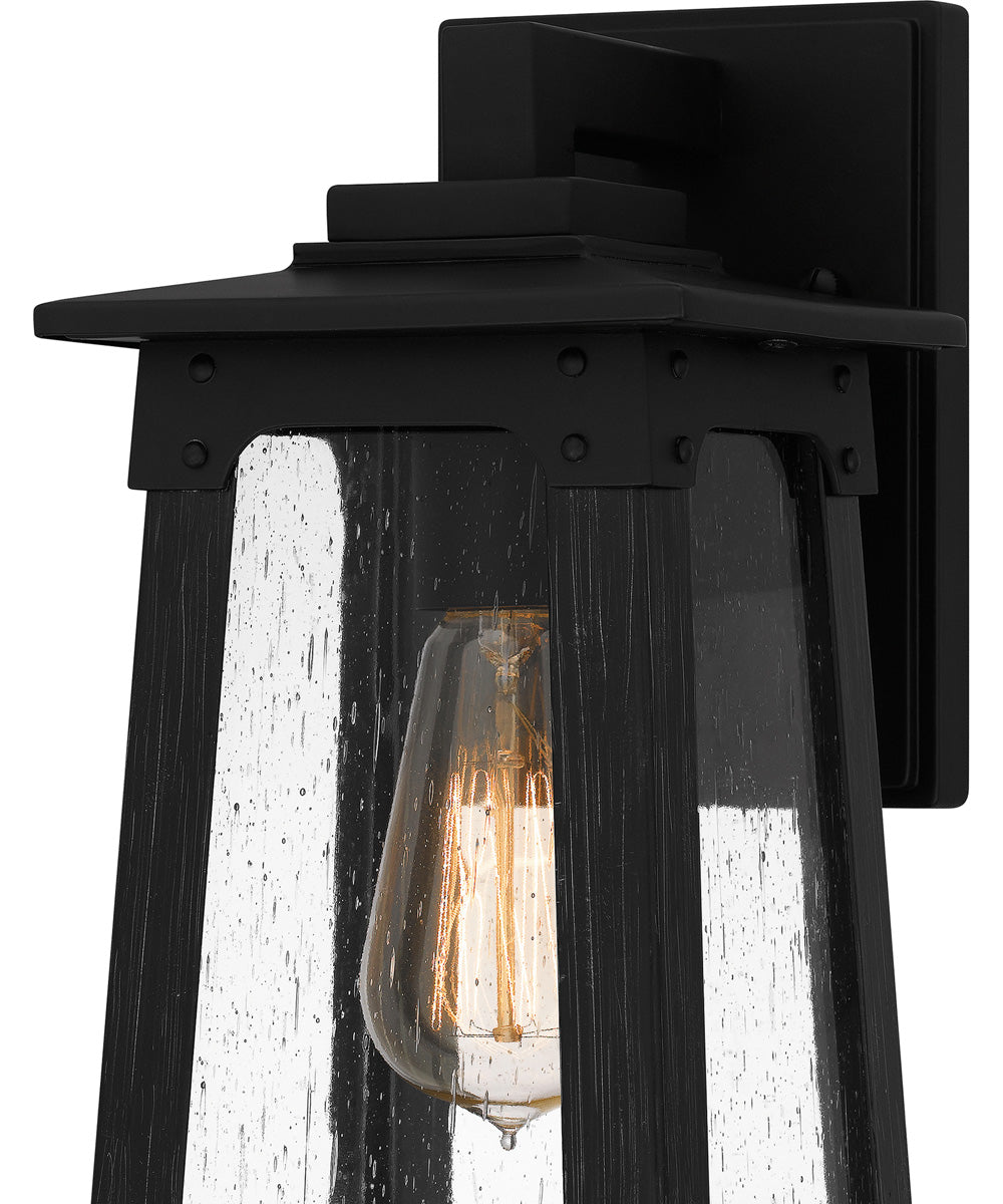 Drescher Small 1-light Outdoor Wall Light  Coastal Armour Aluminum Matte Black