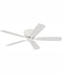 52" Pro Plus Hugger Ceiling Fan White