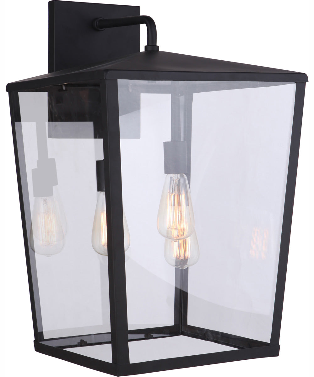 Olsen 3-Light Outdoor Wall Lantern Midnight