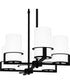 Seymour Medium 6-light Island Light Matte Black