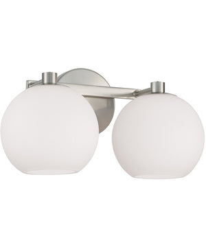 Ansley 2-Light Vanity Brushed Nickel