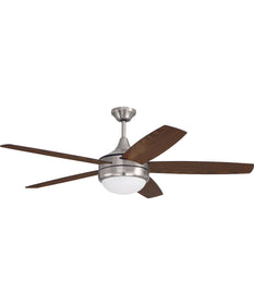 52" Phaze II 2-Light Ceiling Fan (Blades Included) Brushed Polished Nickel