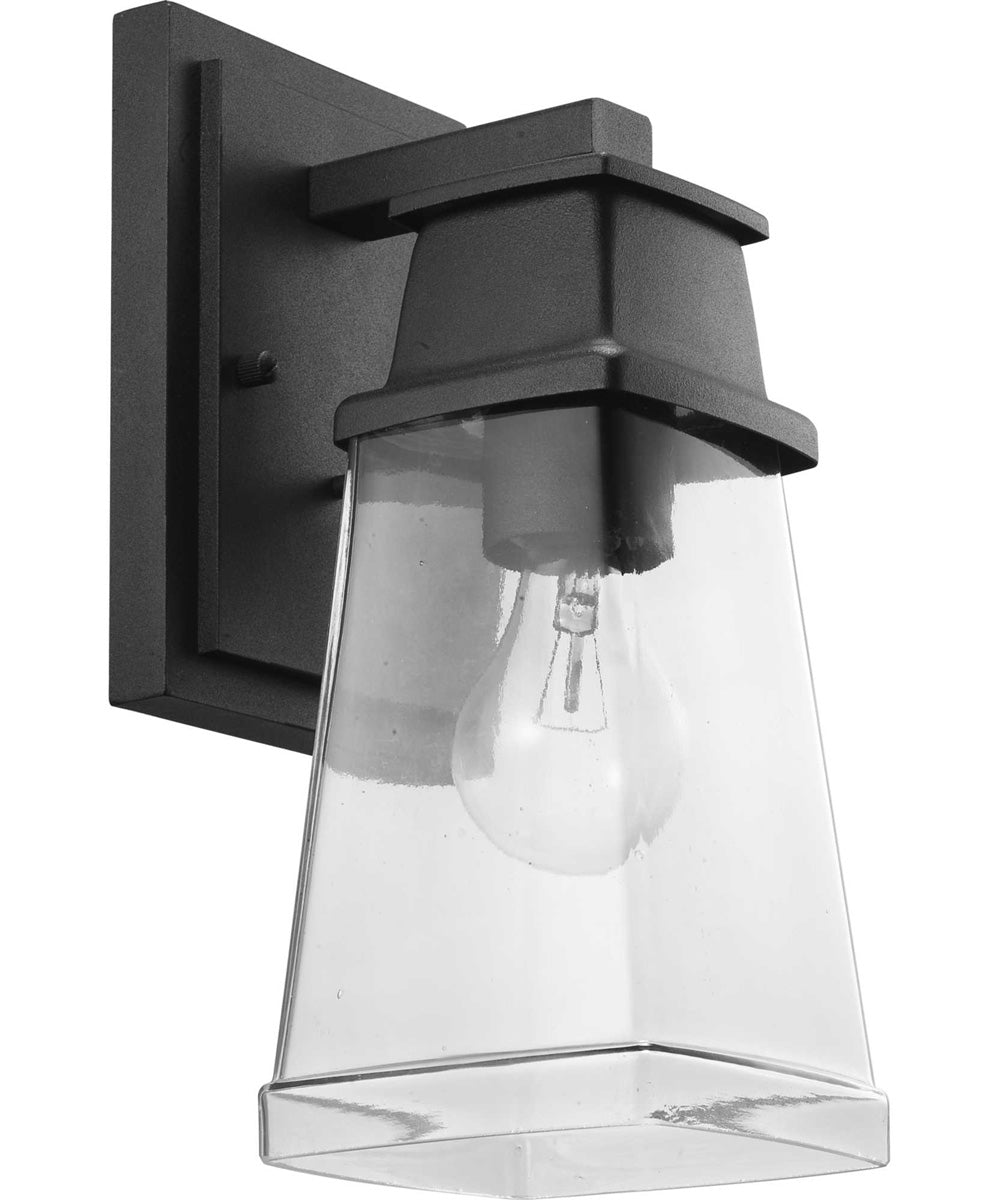 Greene Ridge 1-Light Small Wall Lantern Textured Black