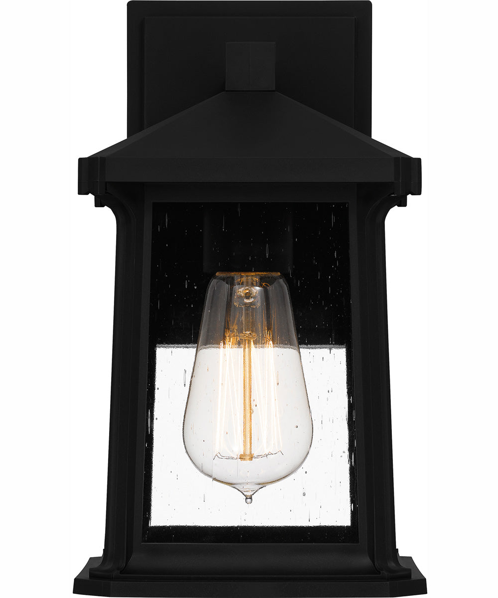 Satterfield Small 1-light Outdoor Wall Light  Coastal Armour Matte Black