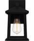 Satterfield Small 1-light Outdoor Wall Light  Coastal Armour Matte Black