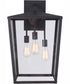 Olsen 3-Light Outdoor Wall Lantern Midnight