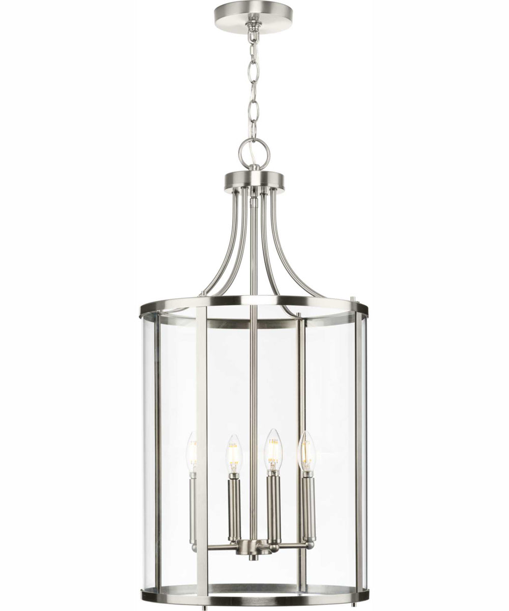 Gilliam 4-Light New Traditional Hall & Foyer Brushed Nickel