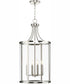 Gilliam 4-Light New Traditional Hall & Foyer Brushed Nickel