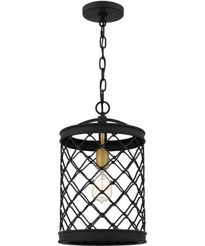 Calais Small 1-light Mini Pendant Earth Black