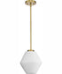 Copeland 1-Light Mid-Century Modern Pendant Brushed Gold