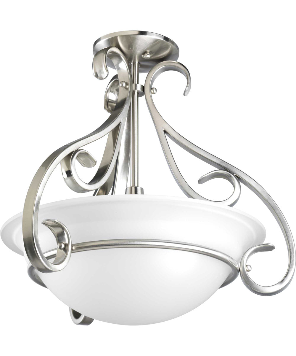 Torino 3-Light Foyer Pendant Brushed Nickel