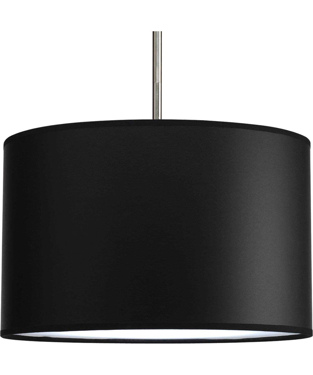 Markor 16" Drum Shade for Use with Markor Pendant Kit Black Parchment