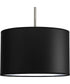 Markor 16" Drum Shade for Use with Markor Pendant Kit Black Parchment