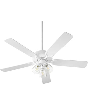 52" Virtue 3-light LED Ceiling Fan Studio White