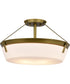 Rowen 4-Light Close-to-Ceiling Natural Brass