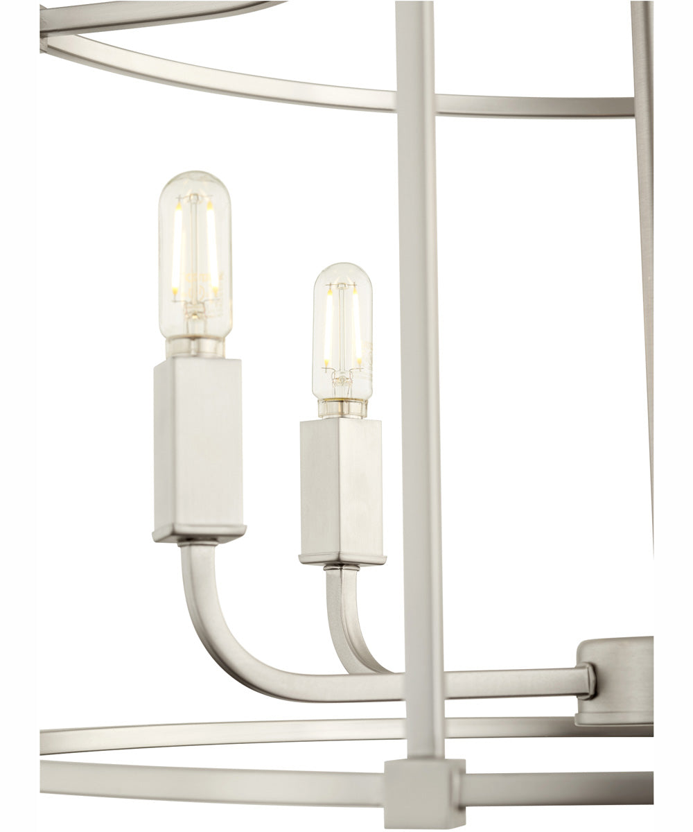 Olympus 5-light Nook Chandelier Satin Nickel