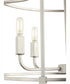 Olympus 5-light Nook Chandelier Satin Nickel