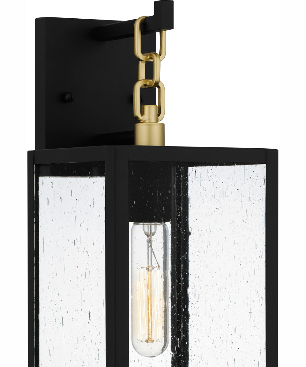 Anchorage Medium 1-light Outdoor Wall Light  Coastal Armour Steel Matte Black