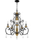 Althea 5-light Chandelier Matte Black