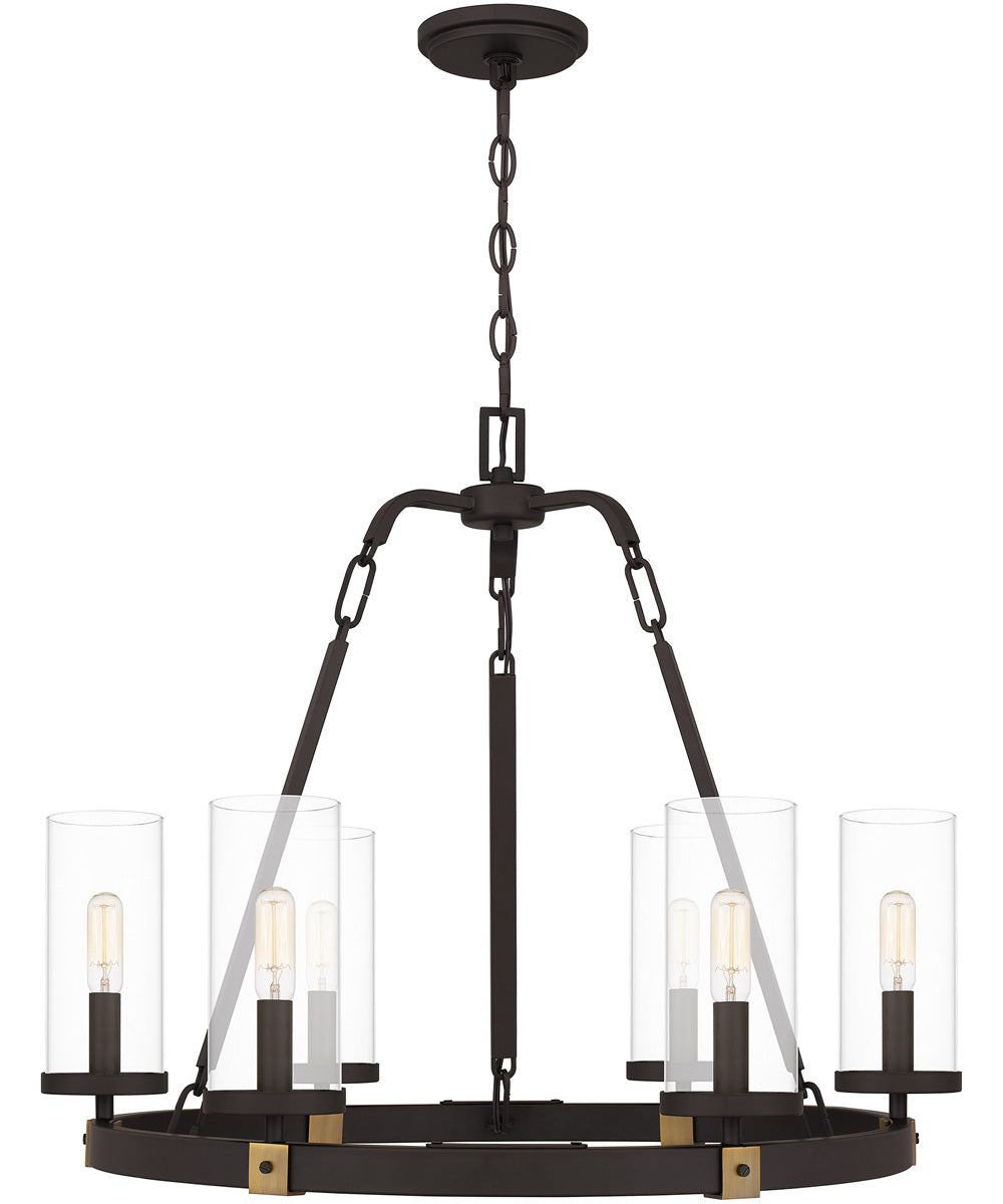 Lisbon 6-light Chandelier Old Bronze