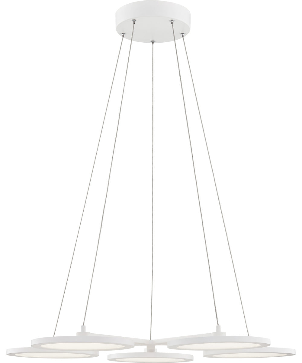 Nitro  Chandelier White Lustre